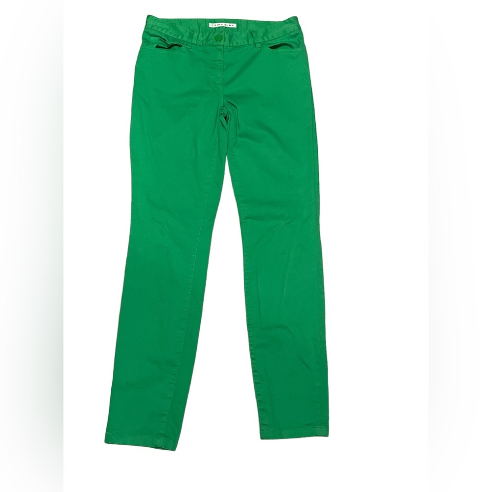 Trina Turk Womens Size 6 Green 5 Pocket Pants